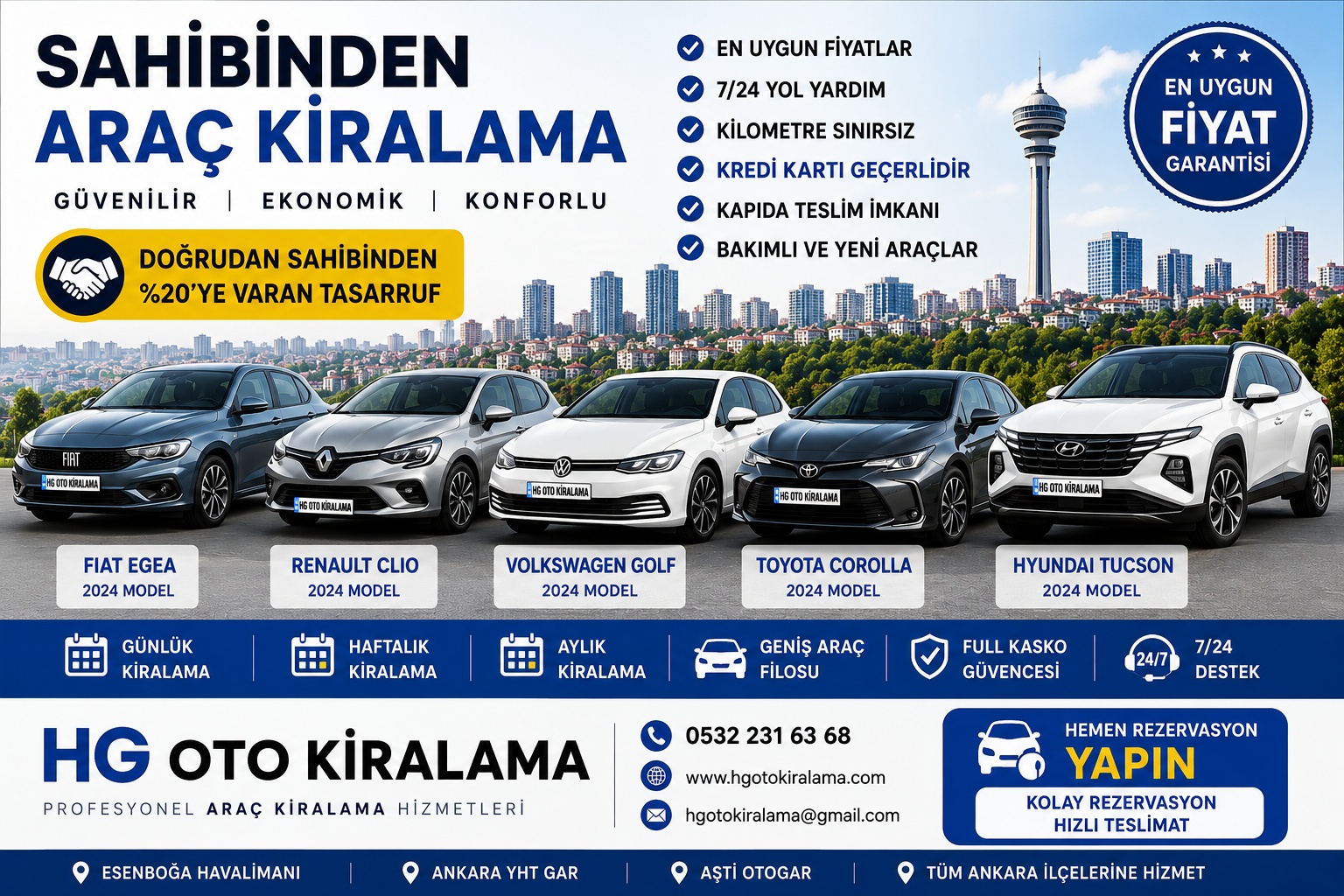 Sahibinden araç kiralama: güvenli rezervasyon adımları